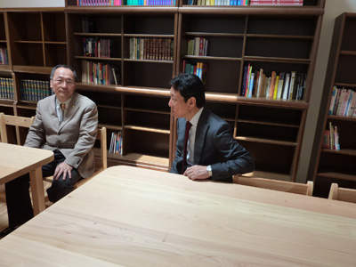Mayor of Tsukuba, Mr. Kenichi Ichihara, visiting Tsukuba International School